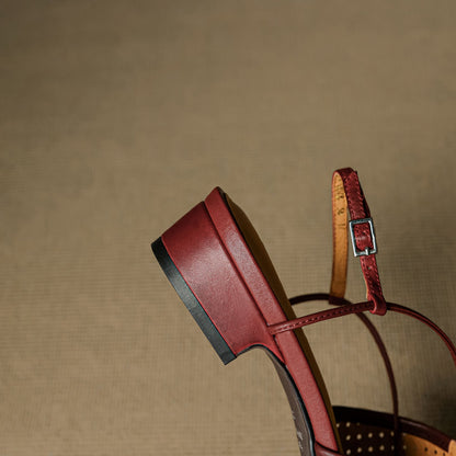 Real Leather Classic Slingback Shoes