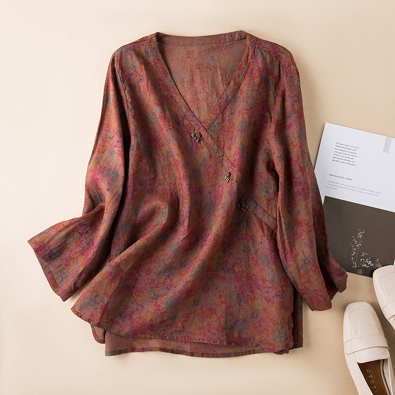 Relaxed Fit Button Front Shirt