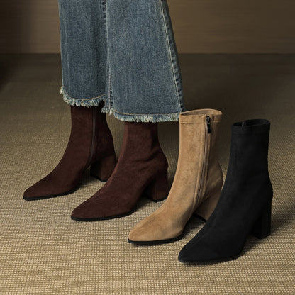 Luxurious Soft Suede Ankle Boots