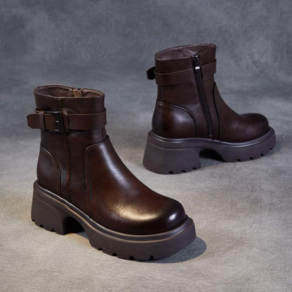 Miliana Women's Platform Ankle Boots - VibreMode