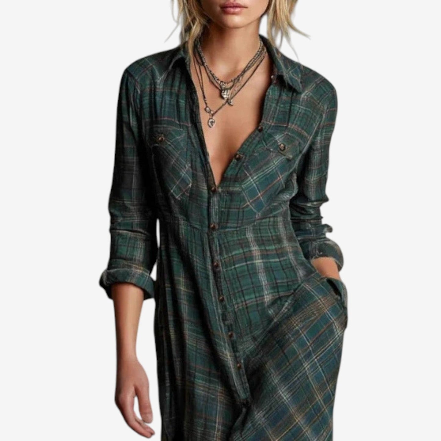 Women's Collared Minimalist Dress