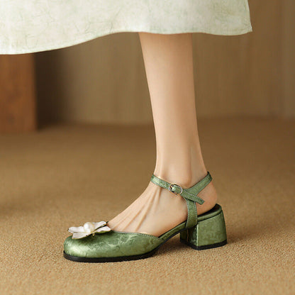 Elegant Backless High Heel Shoes