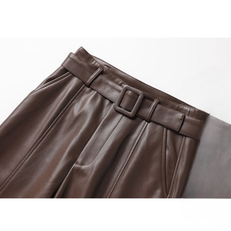 Serrano Belted Leather Pants - Jack Hafford