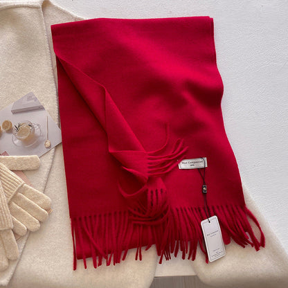 Soft Tassel Scarf Shawl
