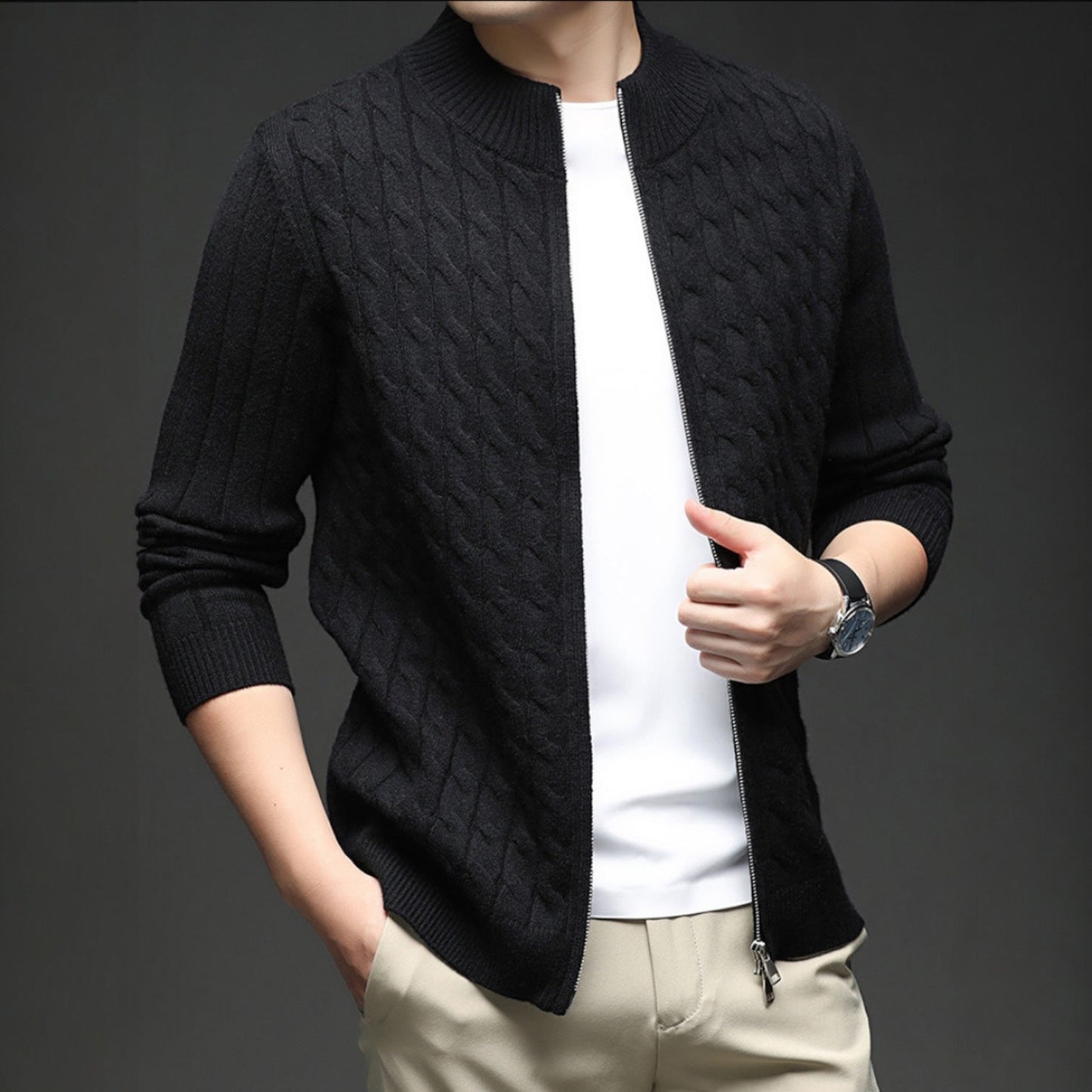 Ashford Wool Knit Cardigan - Jack Hafford