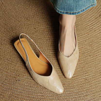 Authentic Leather High Heel Sandals