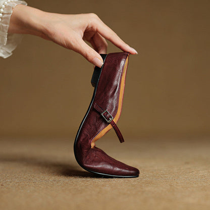 Authentic Soft Leather Mule Shoes