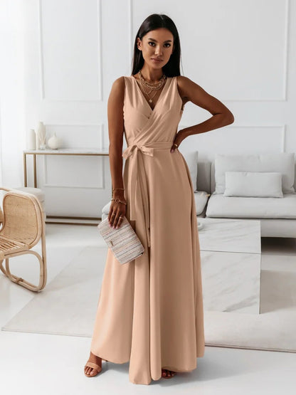 Elegant Ladies Long Wedding Guest Dress