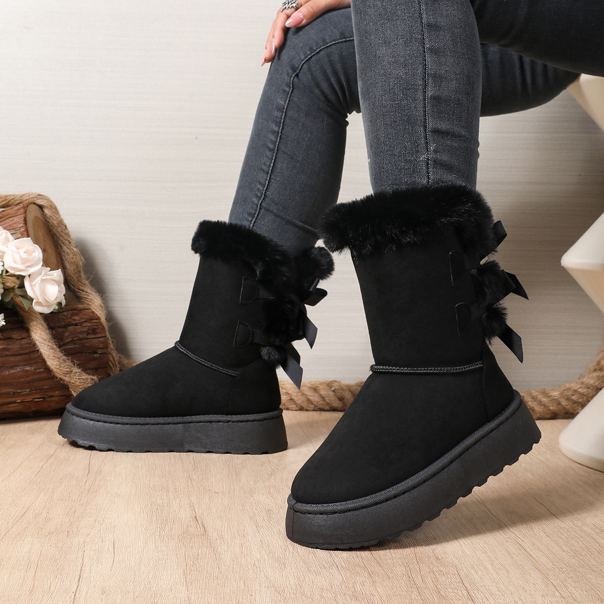 Warm Winter Snow Boots