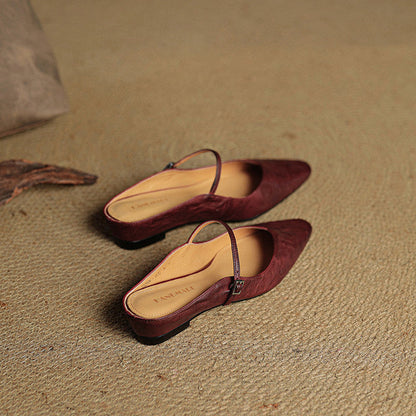 Authentic Soft Leather Mule Shoes