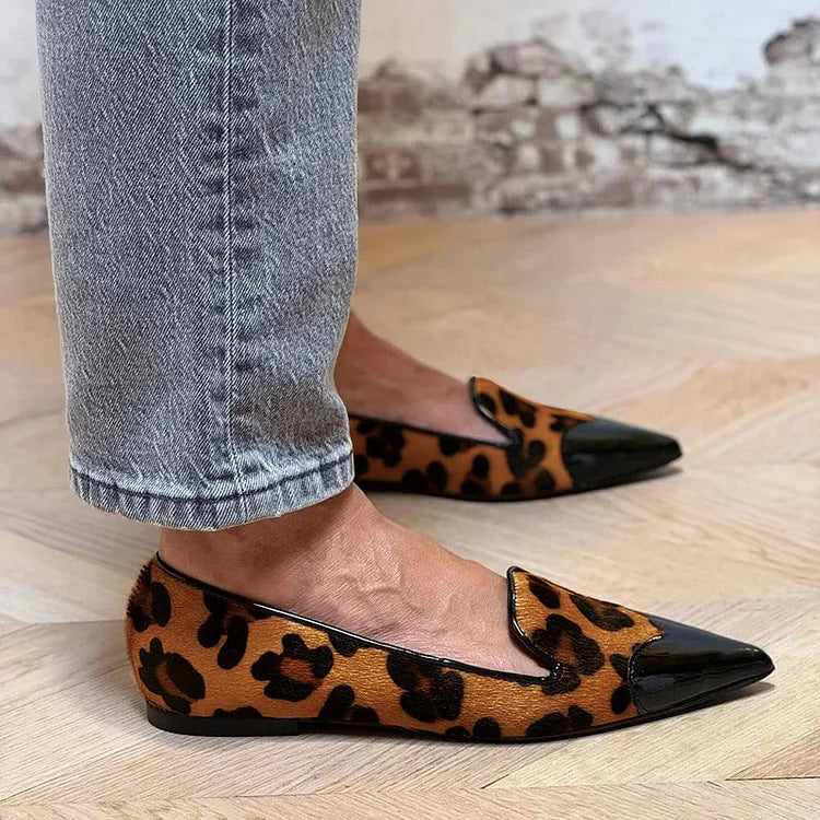 Animal Print Women's Flats - VibreMode