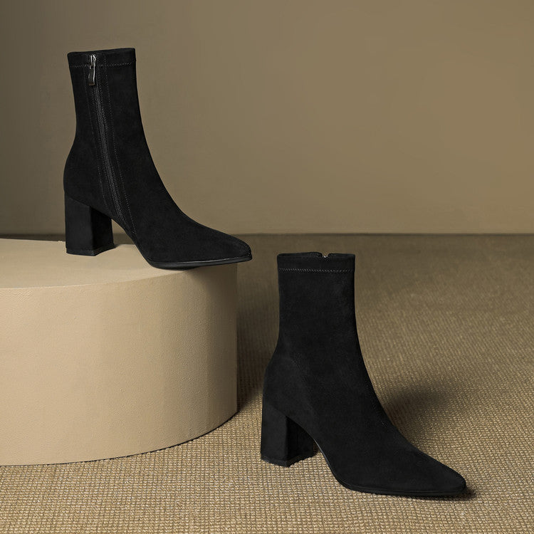 Luxurious Soft Suede Ankle Boots