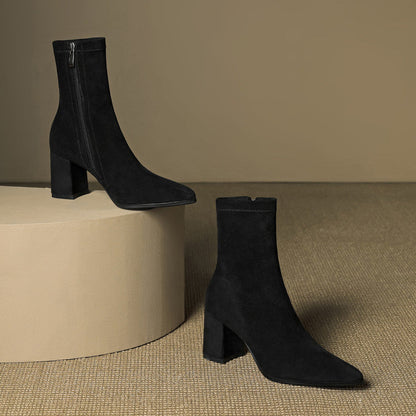 Luxurious Soft Suede Ankle Boots