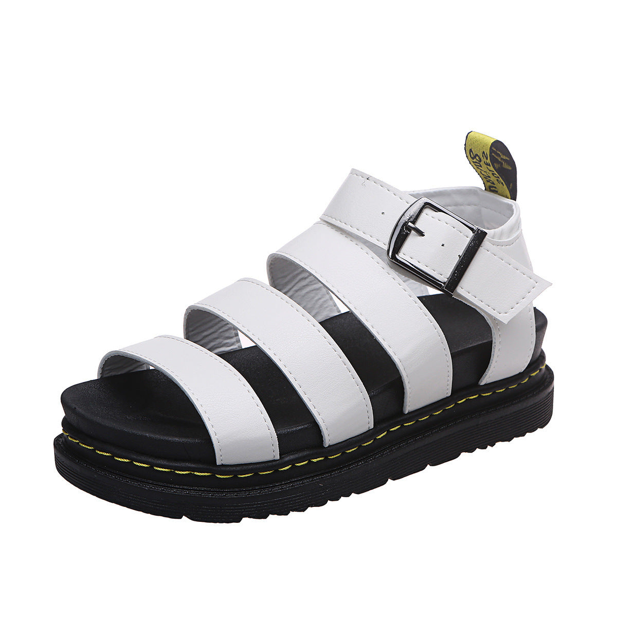Women's Triple Strap Sandals Ankle Buckle