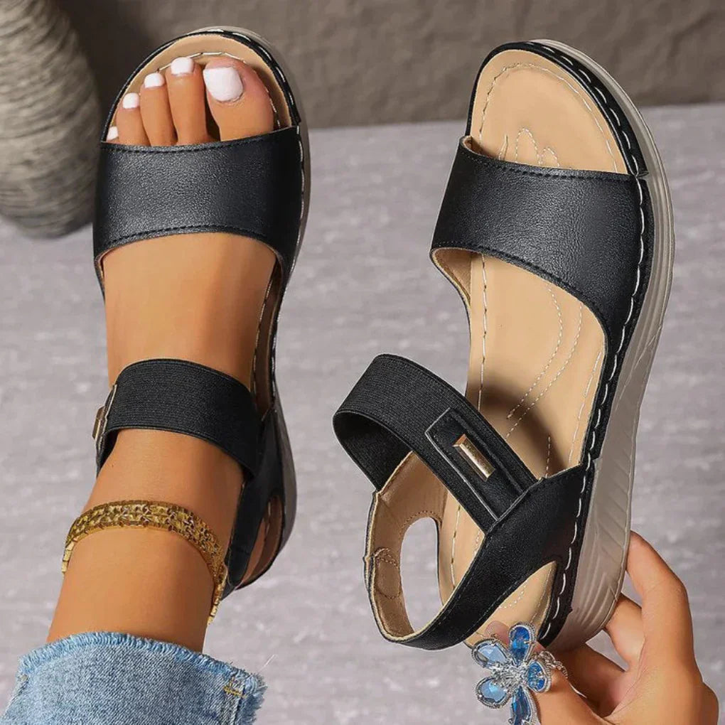 Women's Cushioned Open Toe Sandals - VibreMode