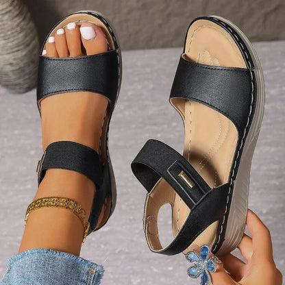 Women's Cushioned Open Toe Sandals - VibreMode