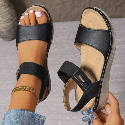 Women's Open Toe Cushioned Sandals - VibreMode