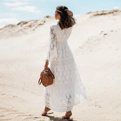 Chic Floral Summer Maxi Dress for Women