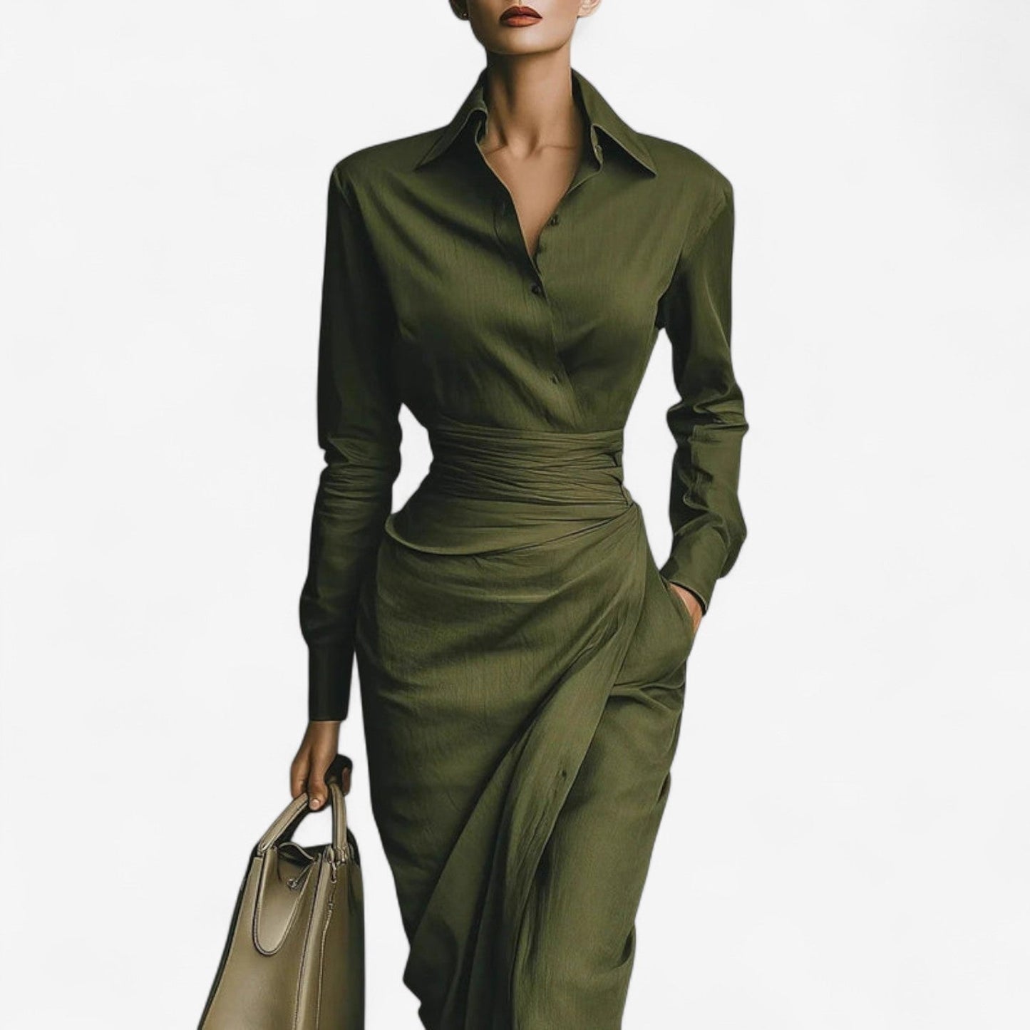 Chic Wrap Around Dress