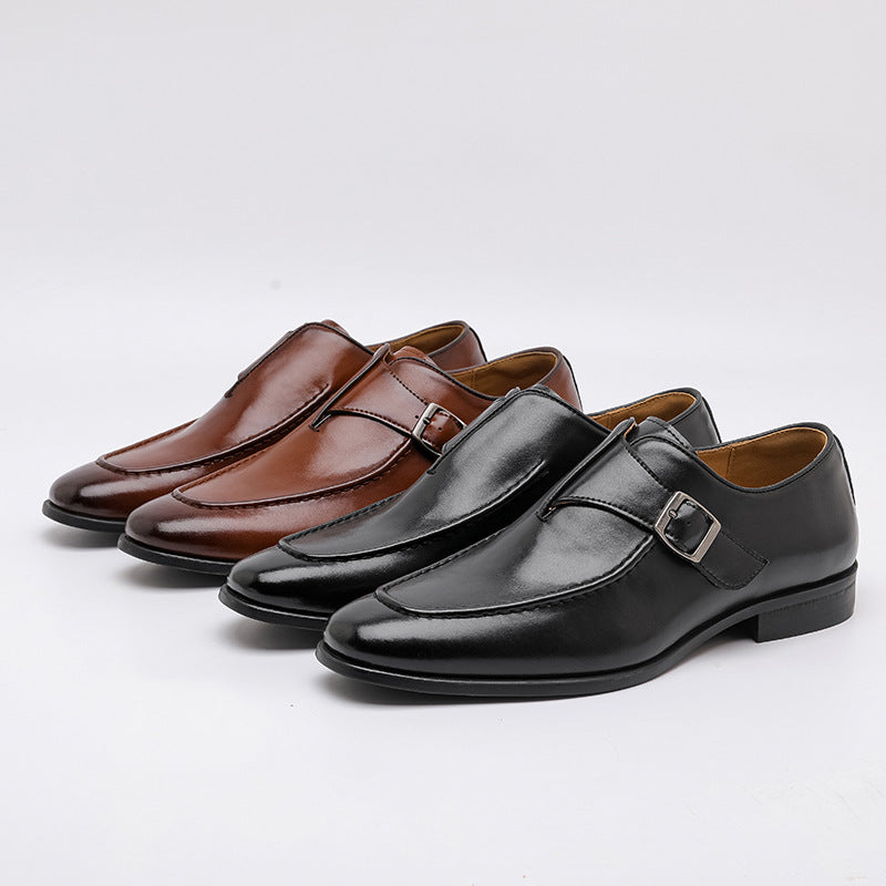 Classic Slip On Leather Loafers