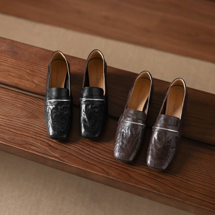 Authentic Leather High Heel Shoe