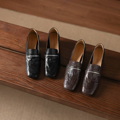 Authentic Leather High Heel Shoe