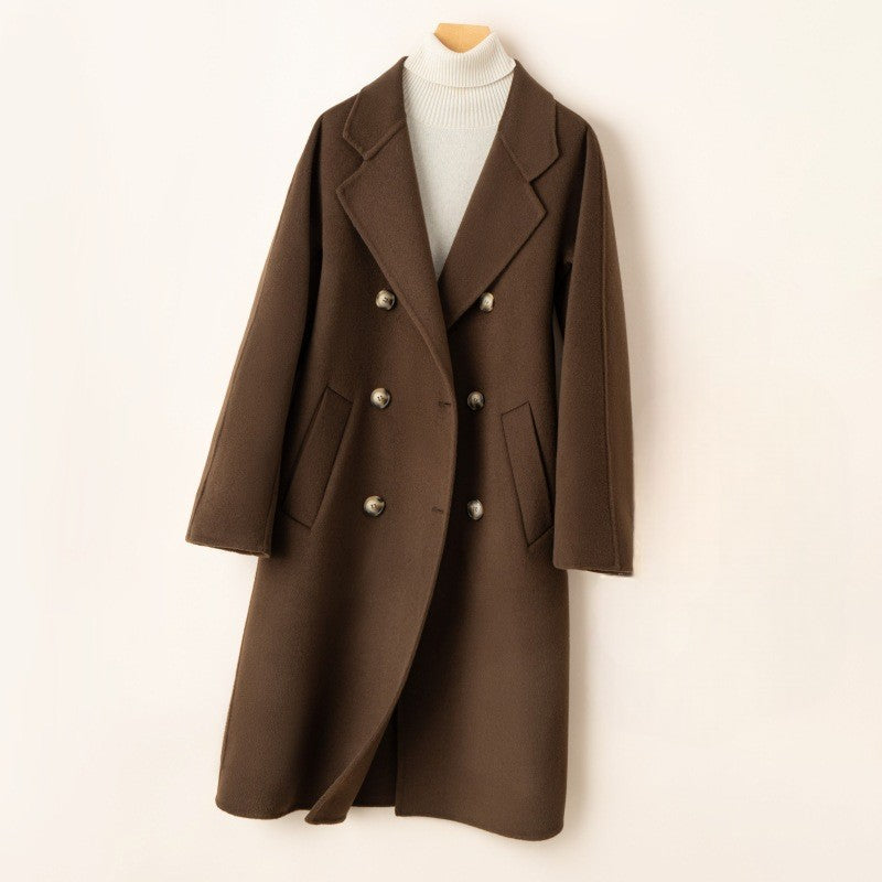 Women's Wool Mary Jane Coat - VibreMode