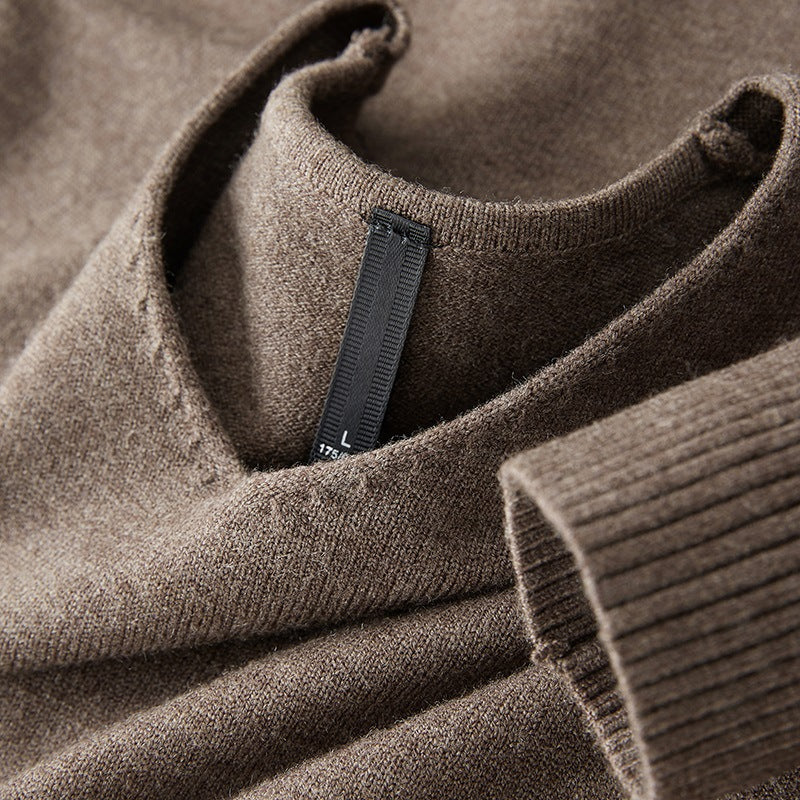 Classic Crew Neck Pullover Sweater