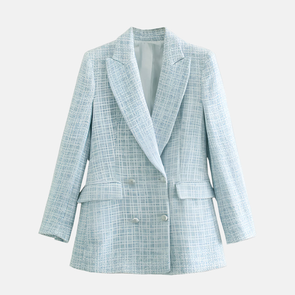 Women's Tweed Blazer Timeless Elegant