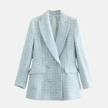 Women's Tweed Blazer Timeless Elegant