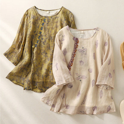 Casual Floral Women's Blouse