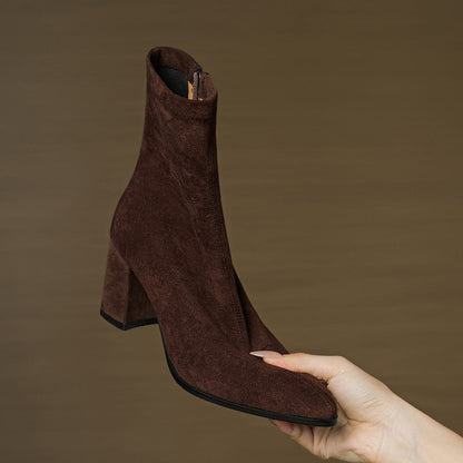 Luxurious Soft Suede Ankle Boots