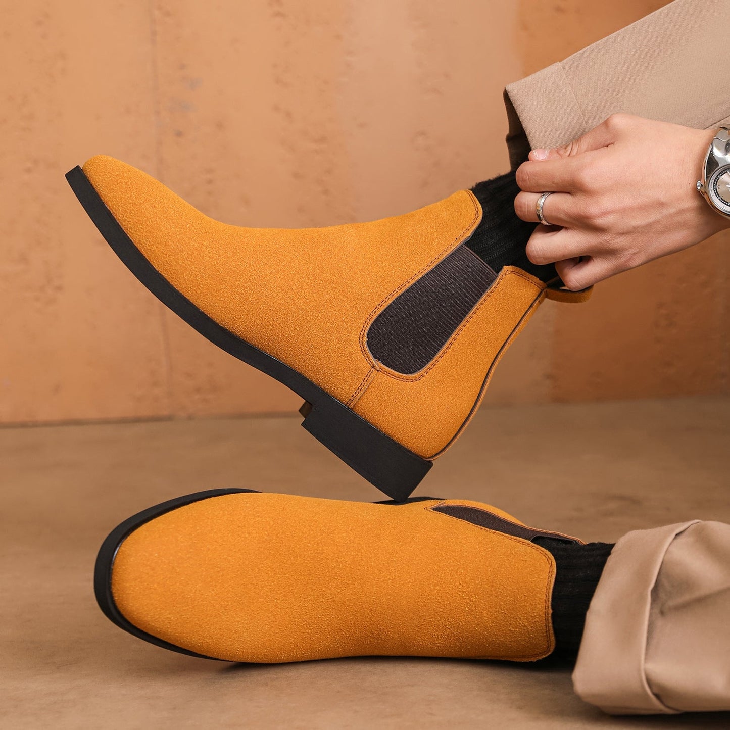 Soft Brown Ankle Boots