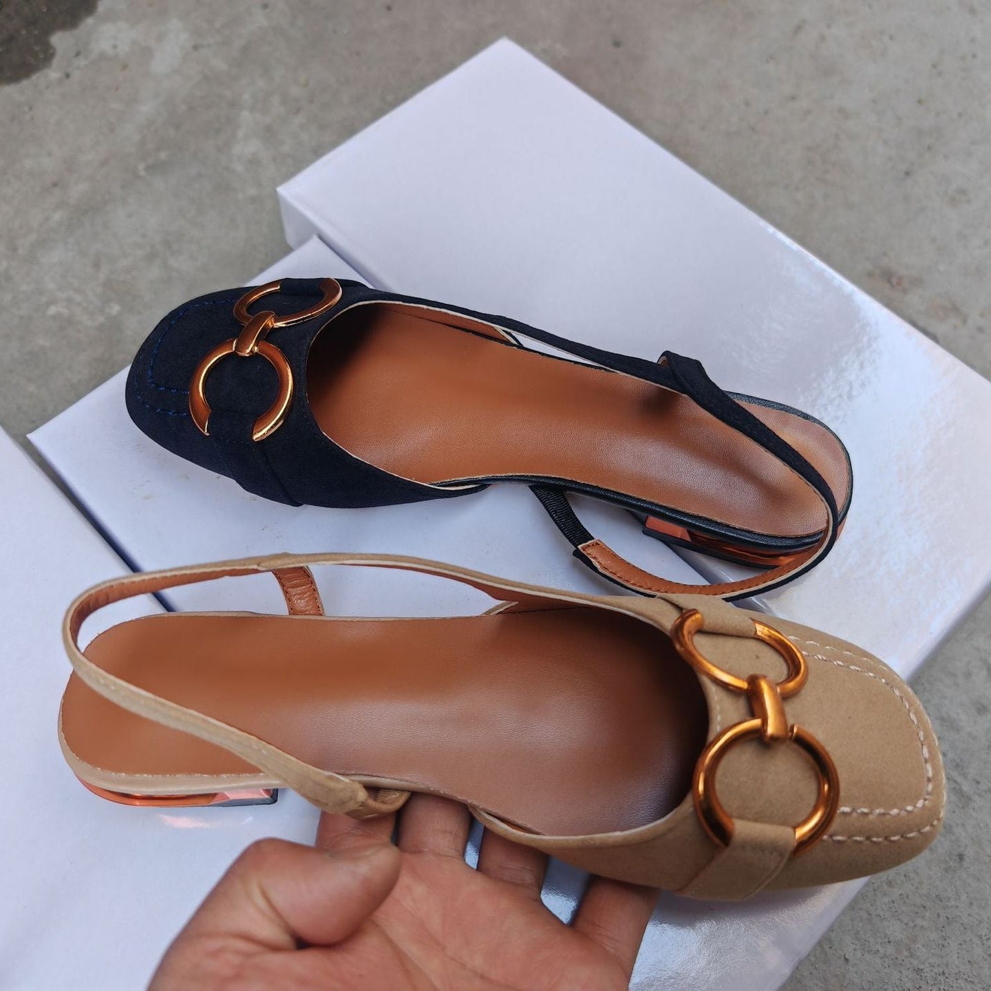 Comfortable High Heel Slingbacks