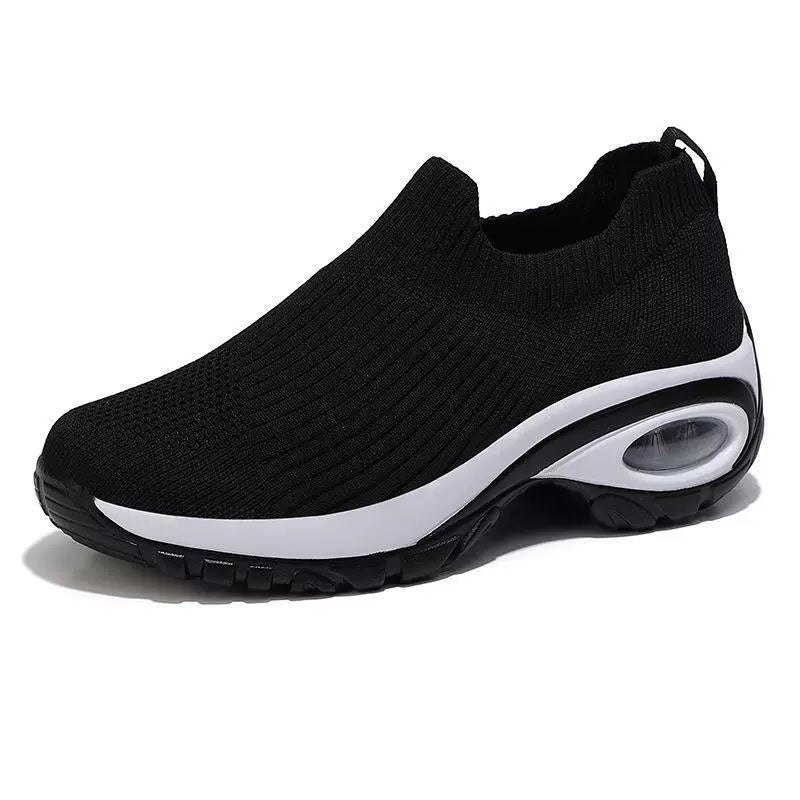 Women's Slip-On Sneakers Breathable Knit Comfort