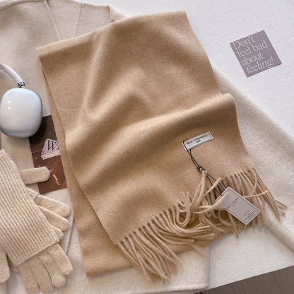 Soft Tassel Scarf Shawl