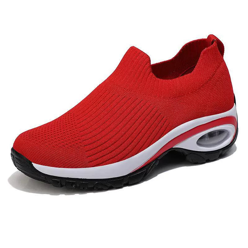 Women's Slip-On Sneakers Breathable Knit Comfort