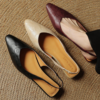 Authentic Leather High Heel Sandals