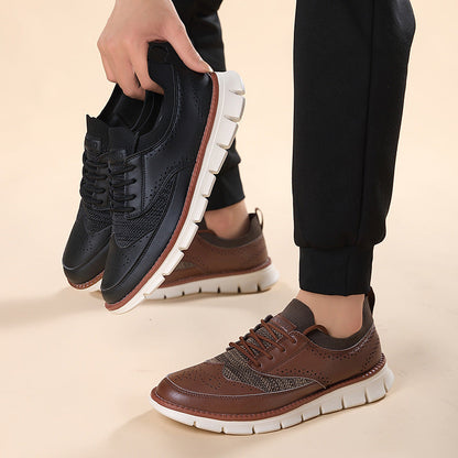 Casual White Lace Up Shoes