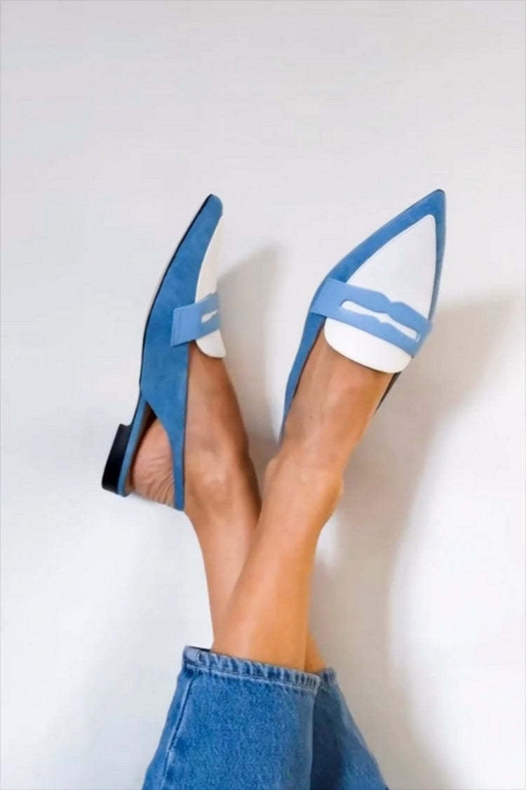Slip On Sling Back Loafers - VibreMode