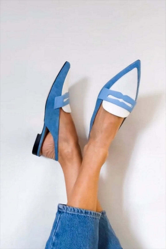 Slip On Sling Back Loafers - VibreMode