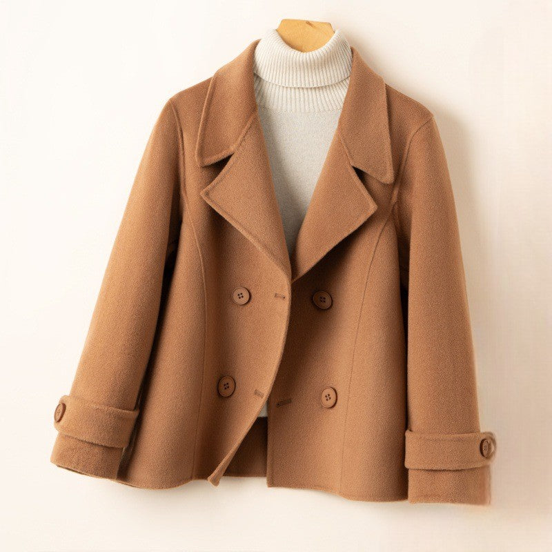 Macaron Wool Pea Coat - Jack Hafford