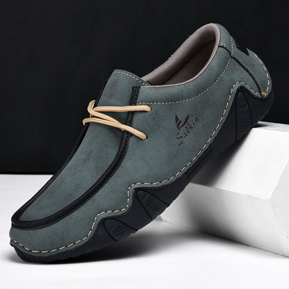 Premium Brown Leather Slip On Shoes