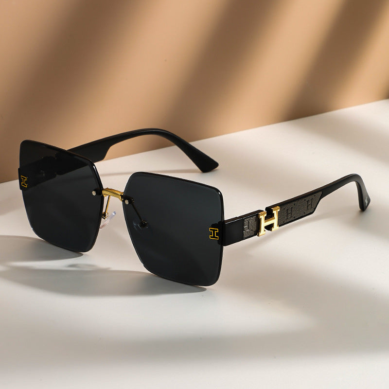 Large Frameless Sunglasses - VibreMode