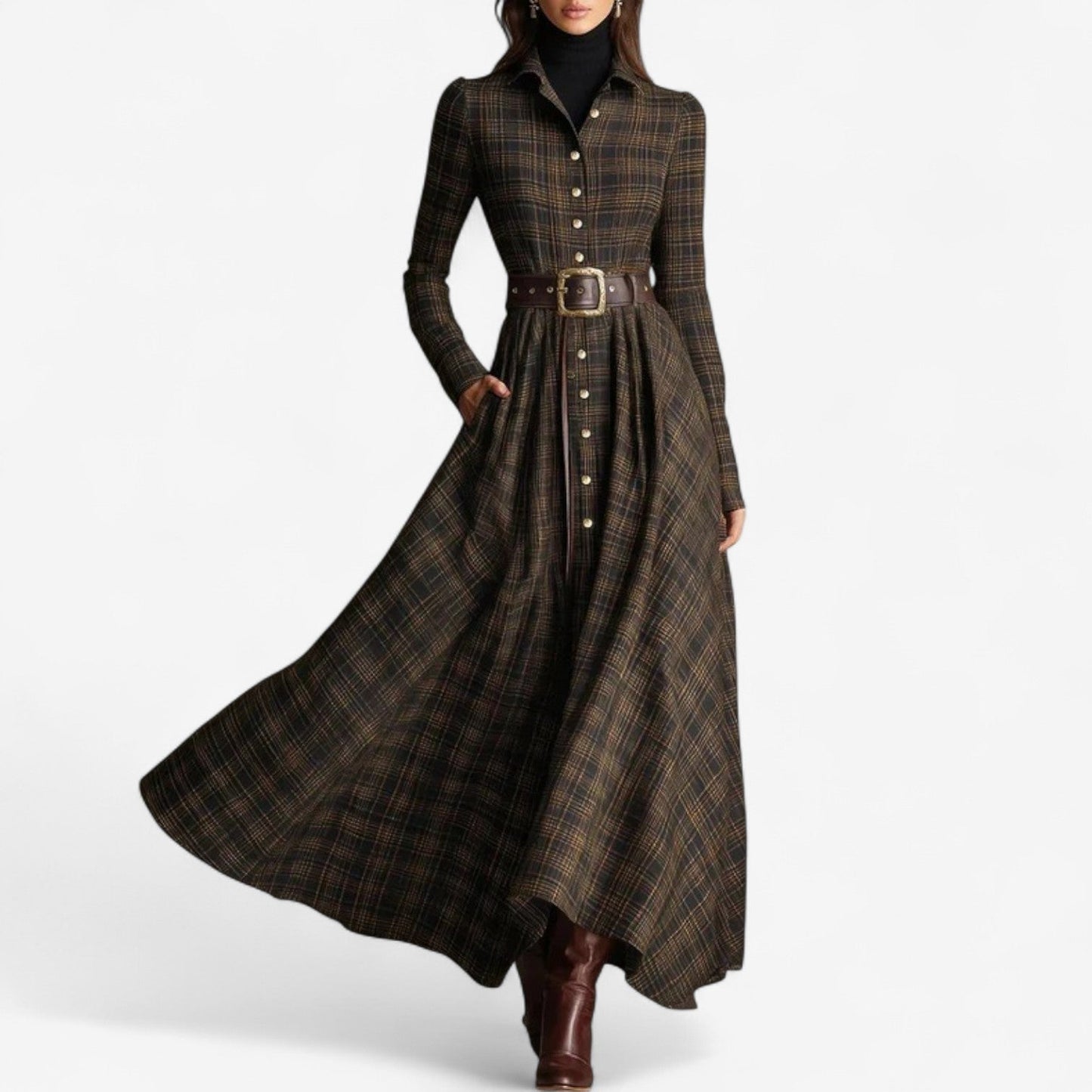 Boho Chic Long Floral Dress - VibreMode