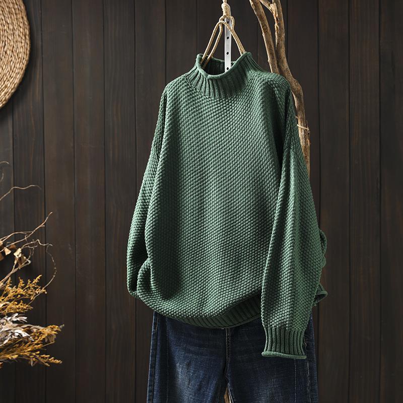 Women's Chunky Textured Knit Sweater