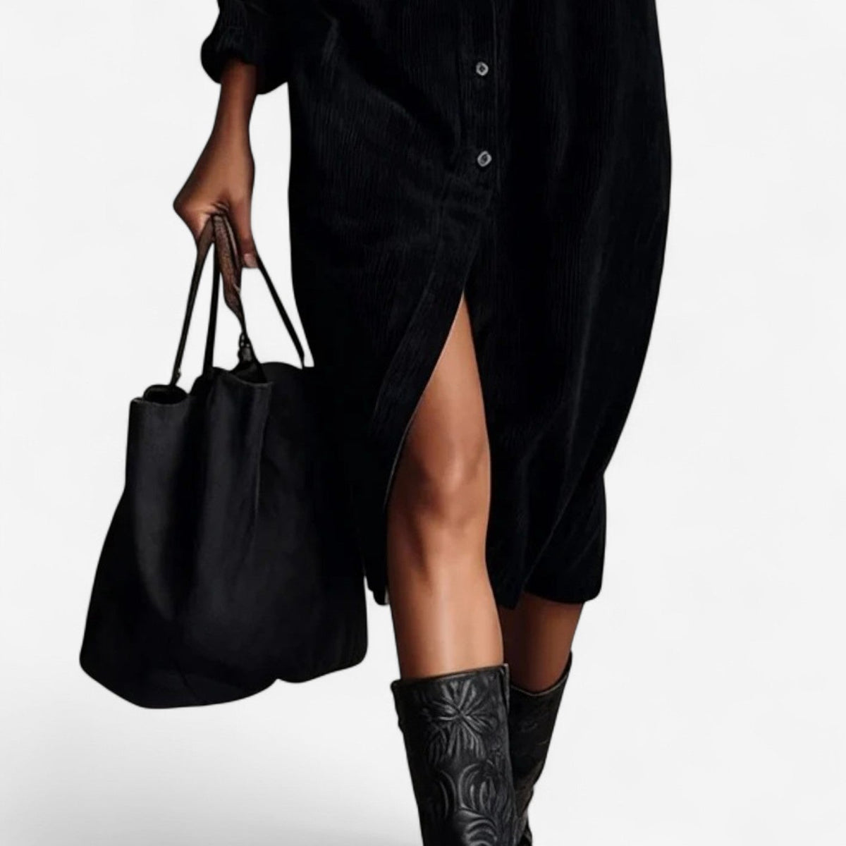 Women's Wide Midi Dress