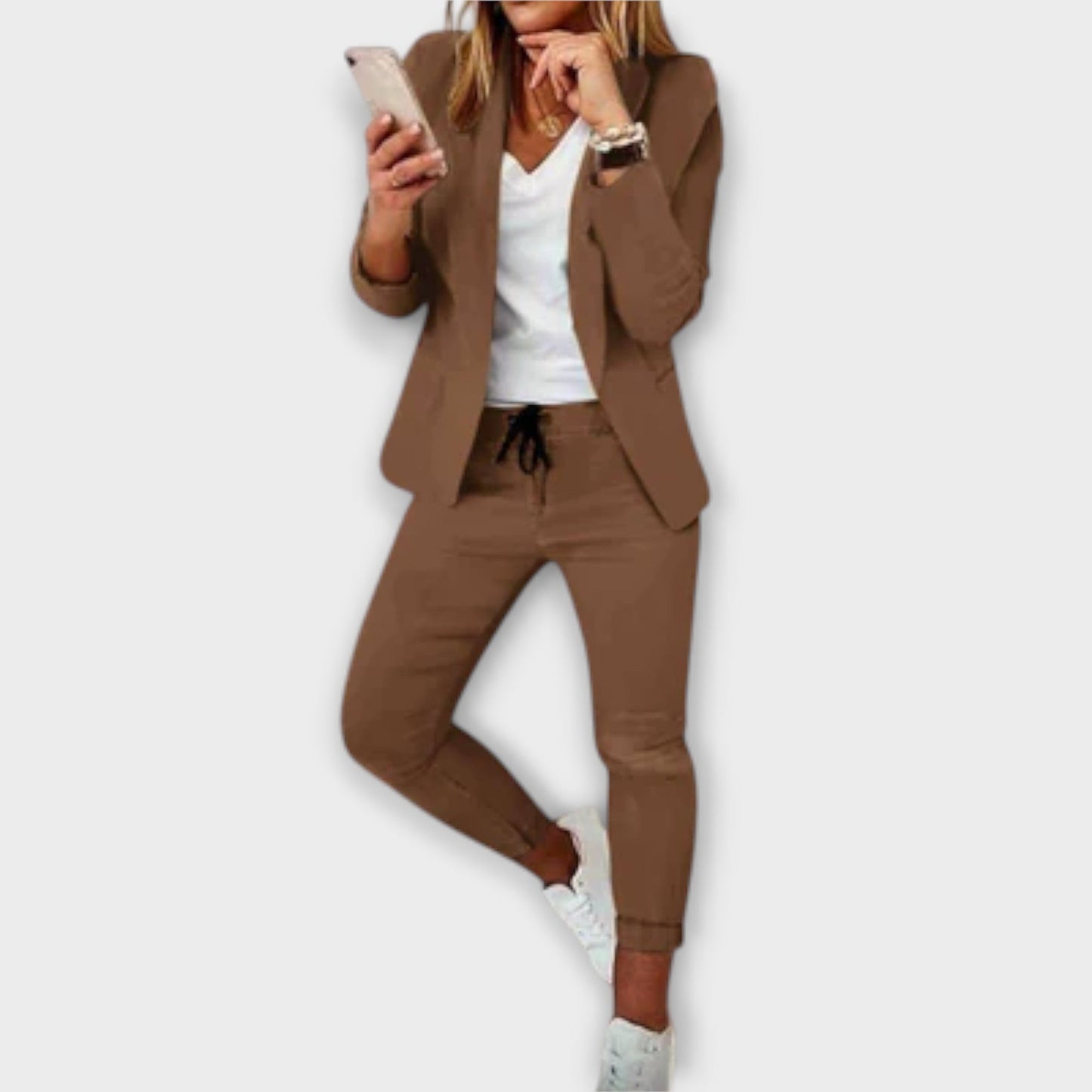 Stylish Women's Blazer Suit Set