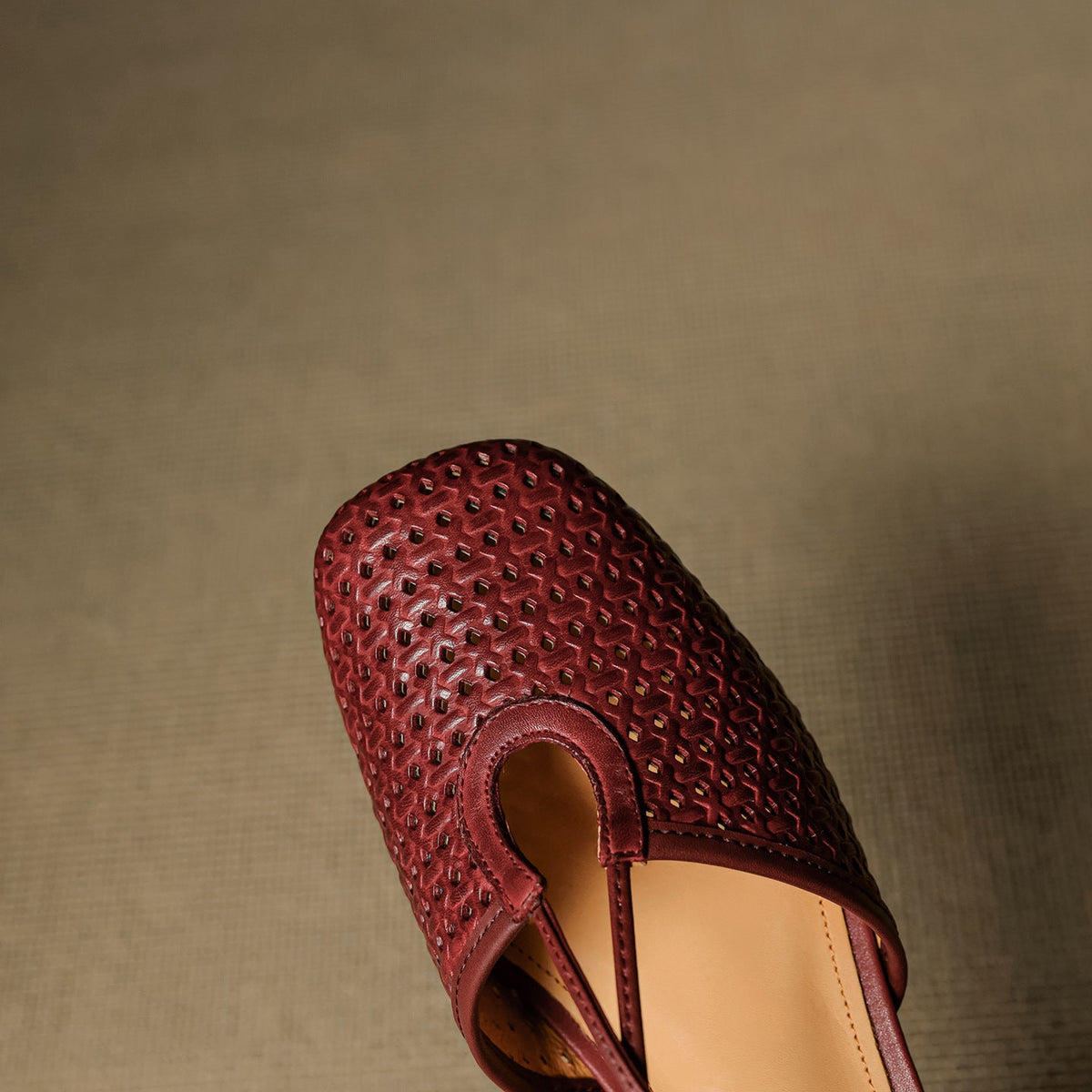 Real Leather Classic Slingback Shoes