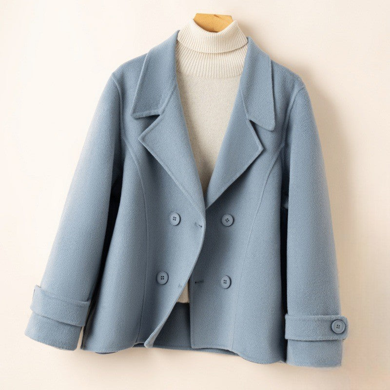 Macaron Wool Pea Coat - Jack Hafford